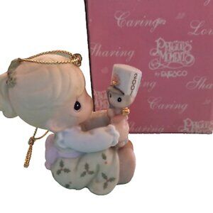 Precious Moments 2001 May Your Christmas Begin with a Bang 877441 Signed EUB IOB